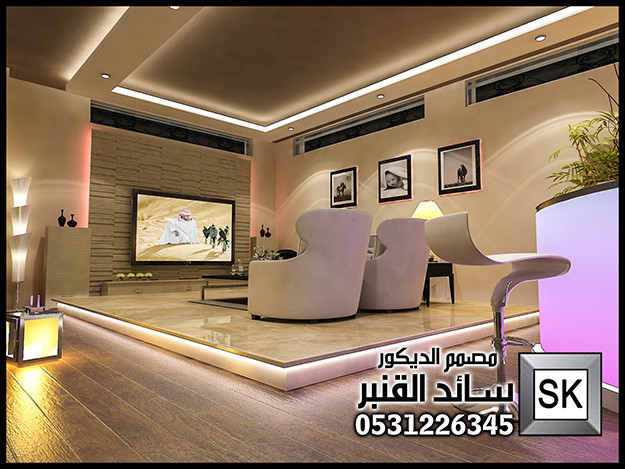 تصميم و تنفيذ ديكور داخلي فاخر في الرياض