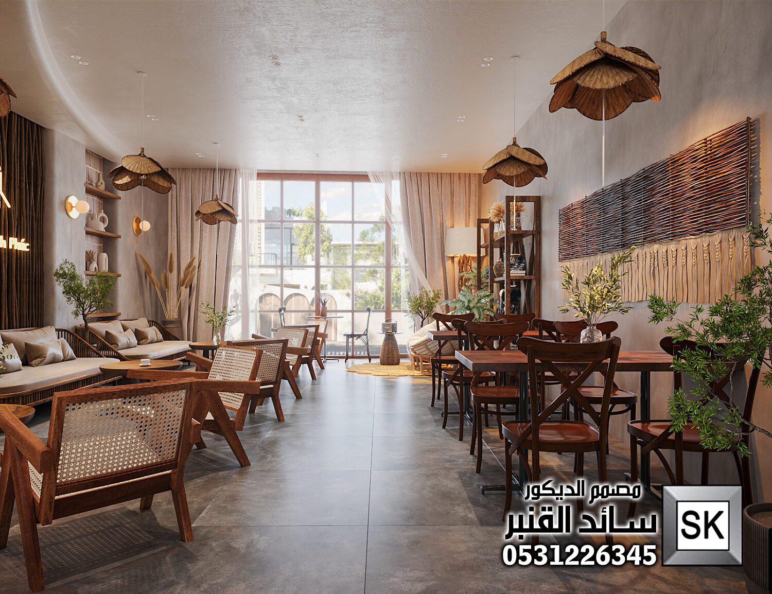 تصميم محلات شاهي و كوفي شوب في السعودية