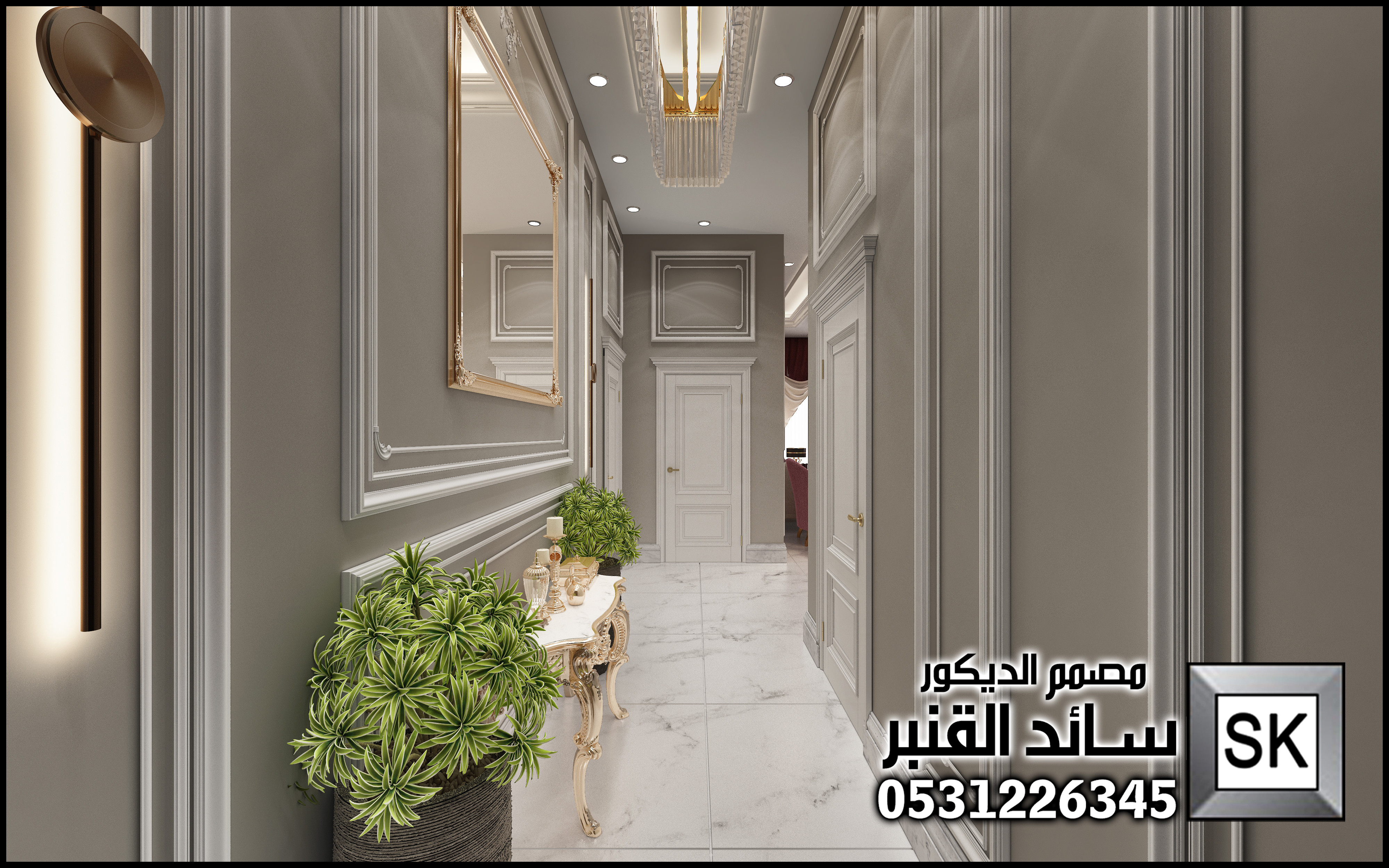 تصميم و تنفيذ ديكور داخلي مجالس نساء و صالات و غرف نوم فخمة في الرياض