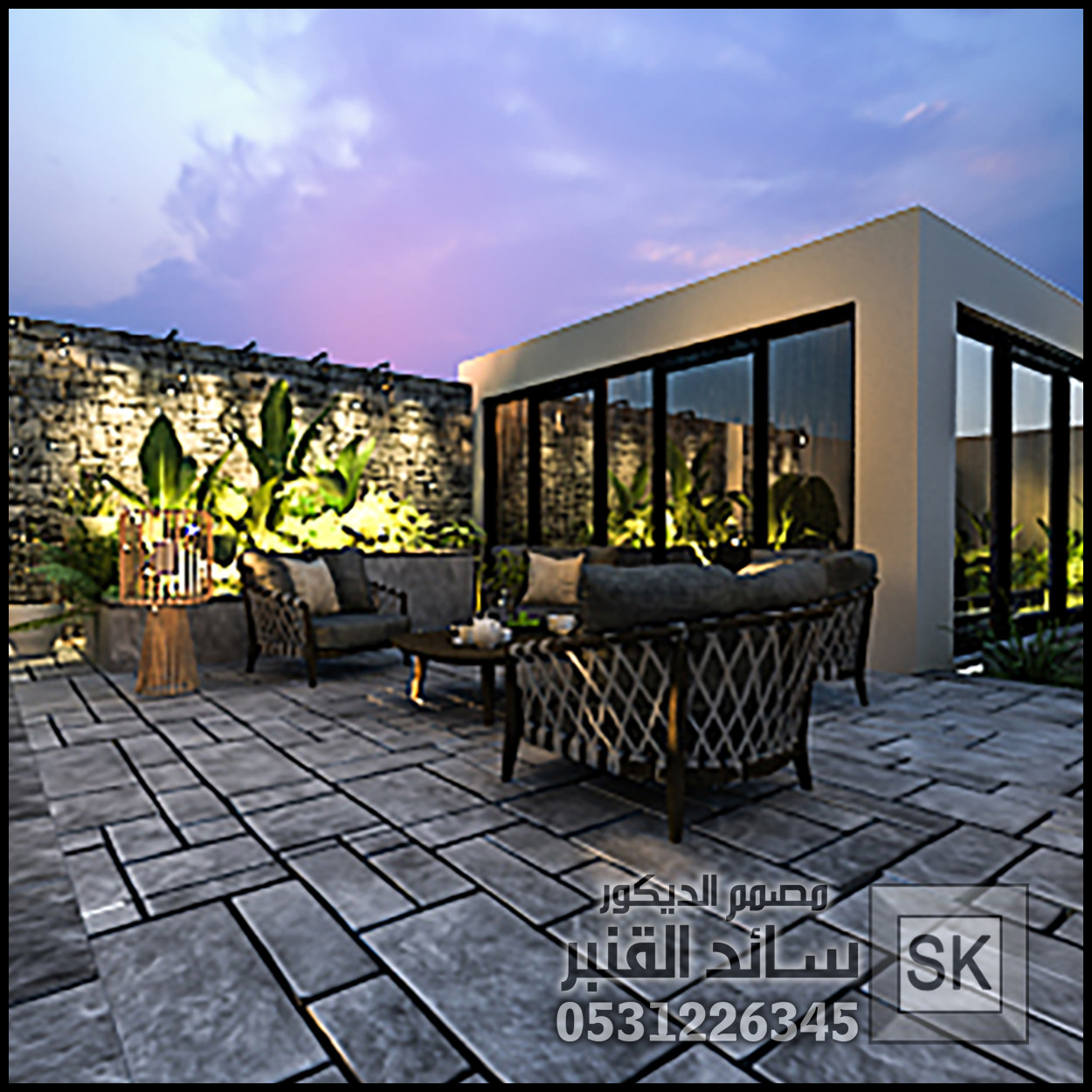 تصميم و تشطيب لاندسكيب مزارع و شاليهات في الرياض