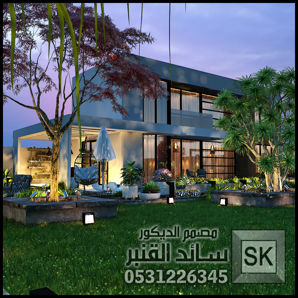 تصميم و تشطيب لاندسكيب مزارع و شاليهات في الرياض