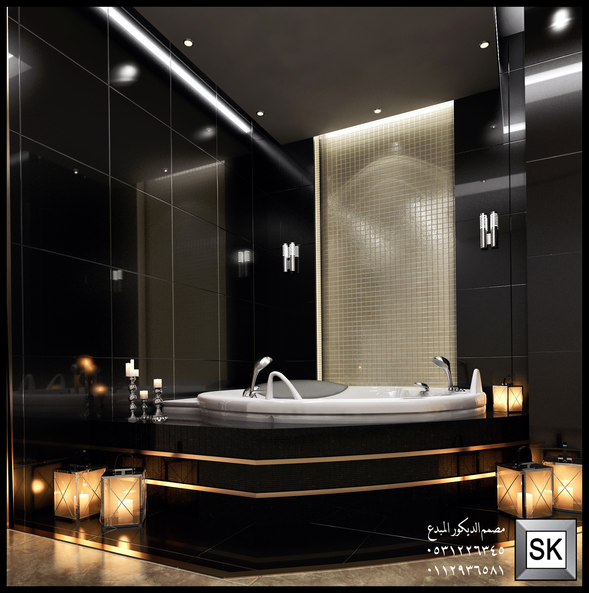 تصميم و تشطيب ديكور داخلي فاخر في الرياض