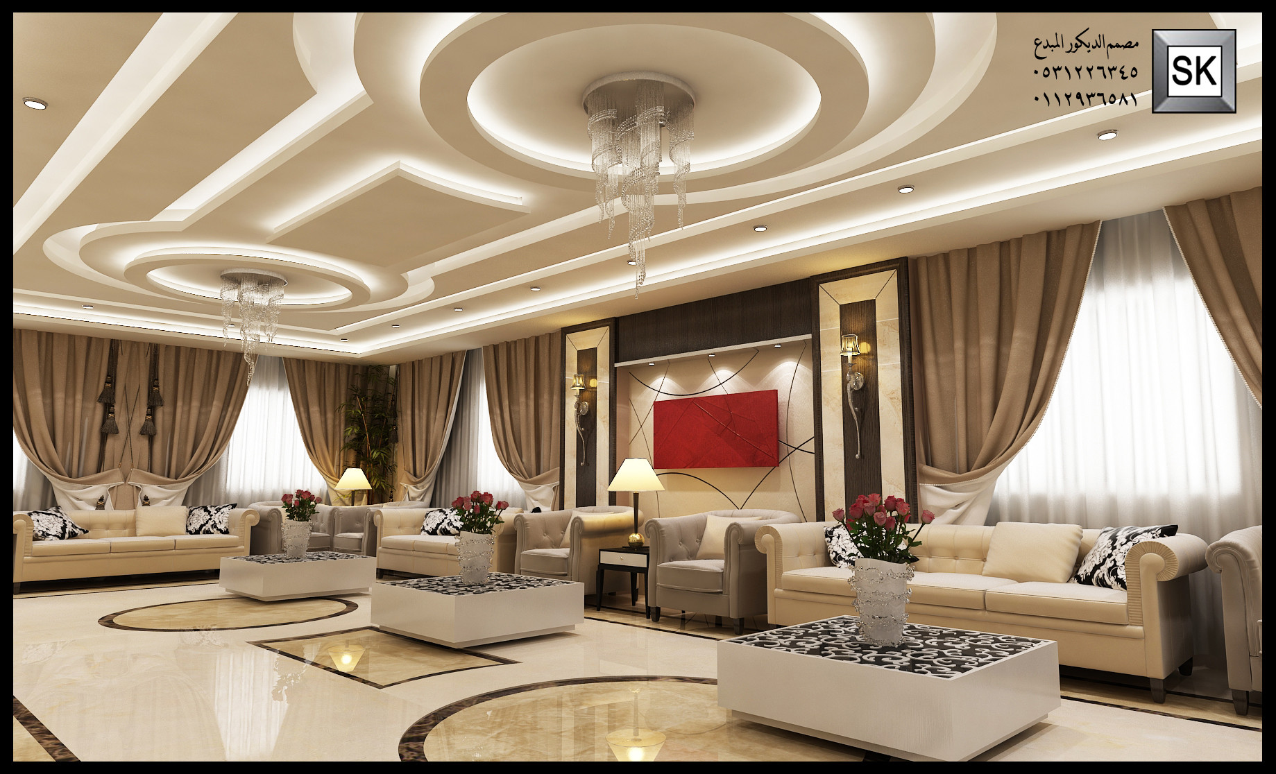 مصمم ديكور محترف في الرياض