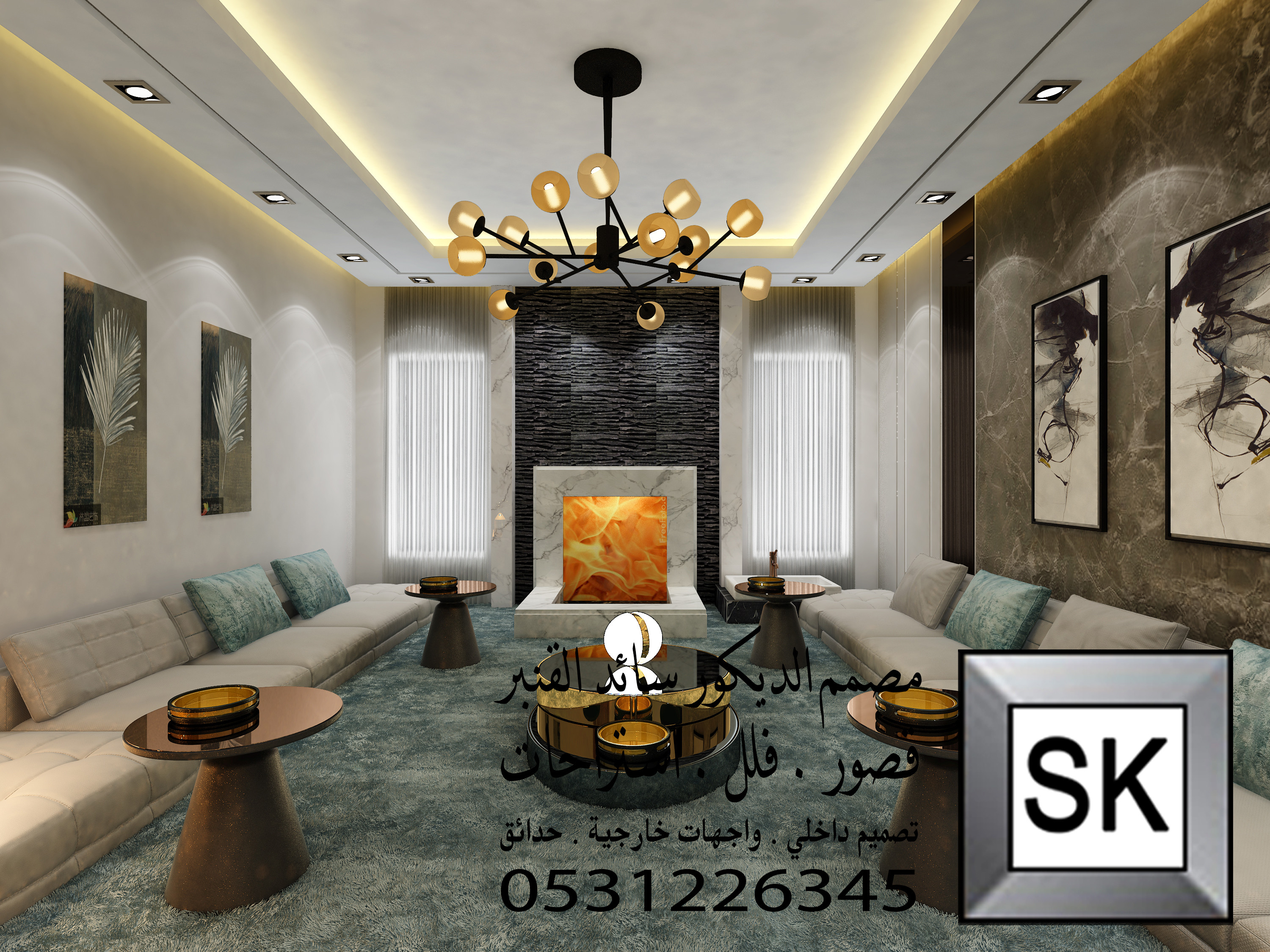 مصمم ديكورات محترف في الرياض
