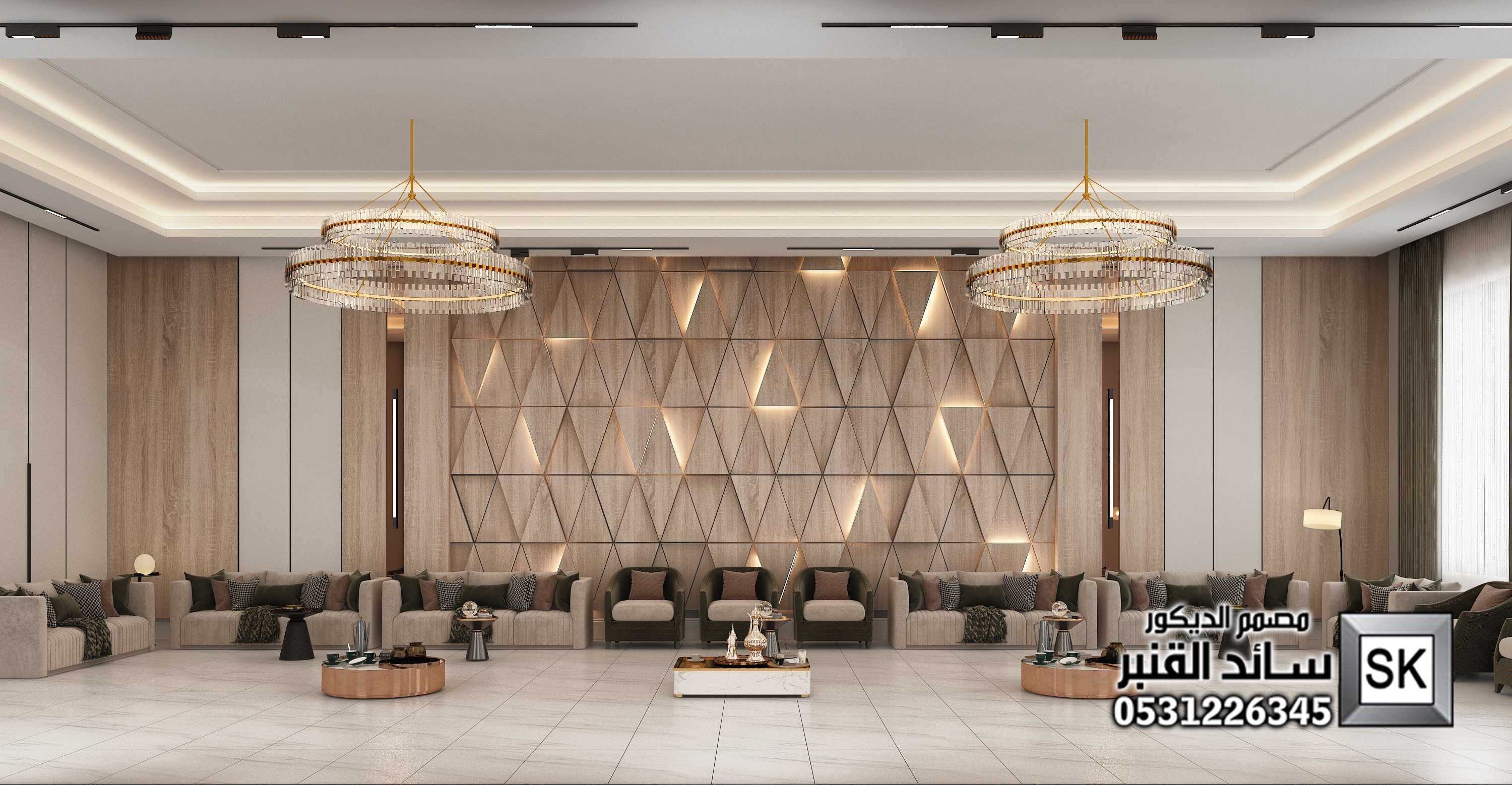 تصميم و تشطيب مجالس رجال في الرياض