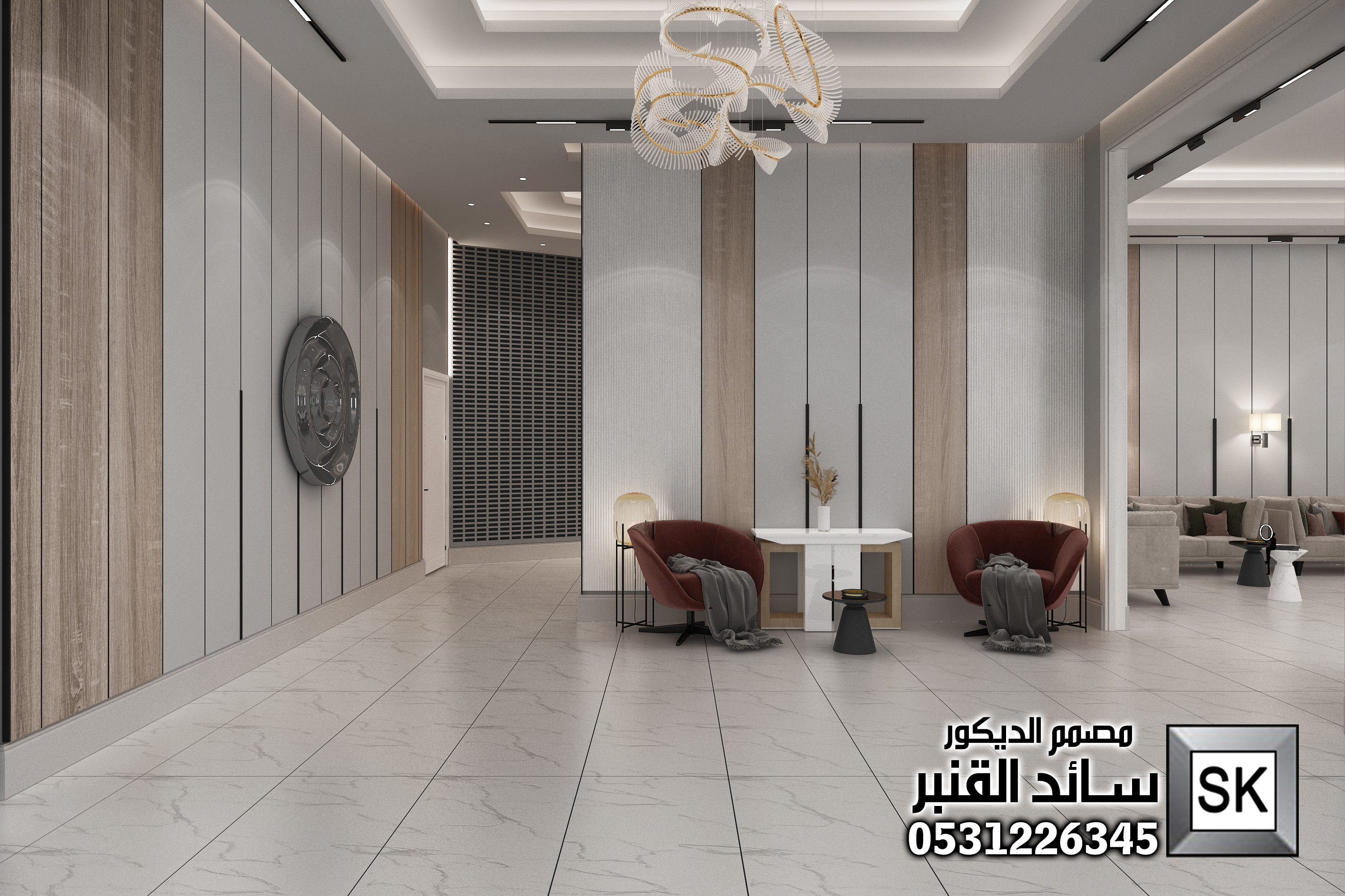 تصميم و تشطيب مجالس رجال في الرياض