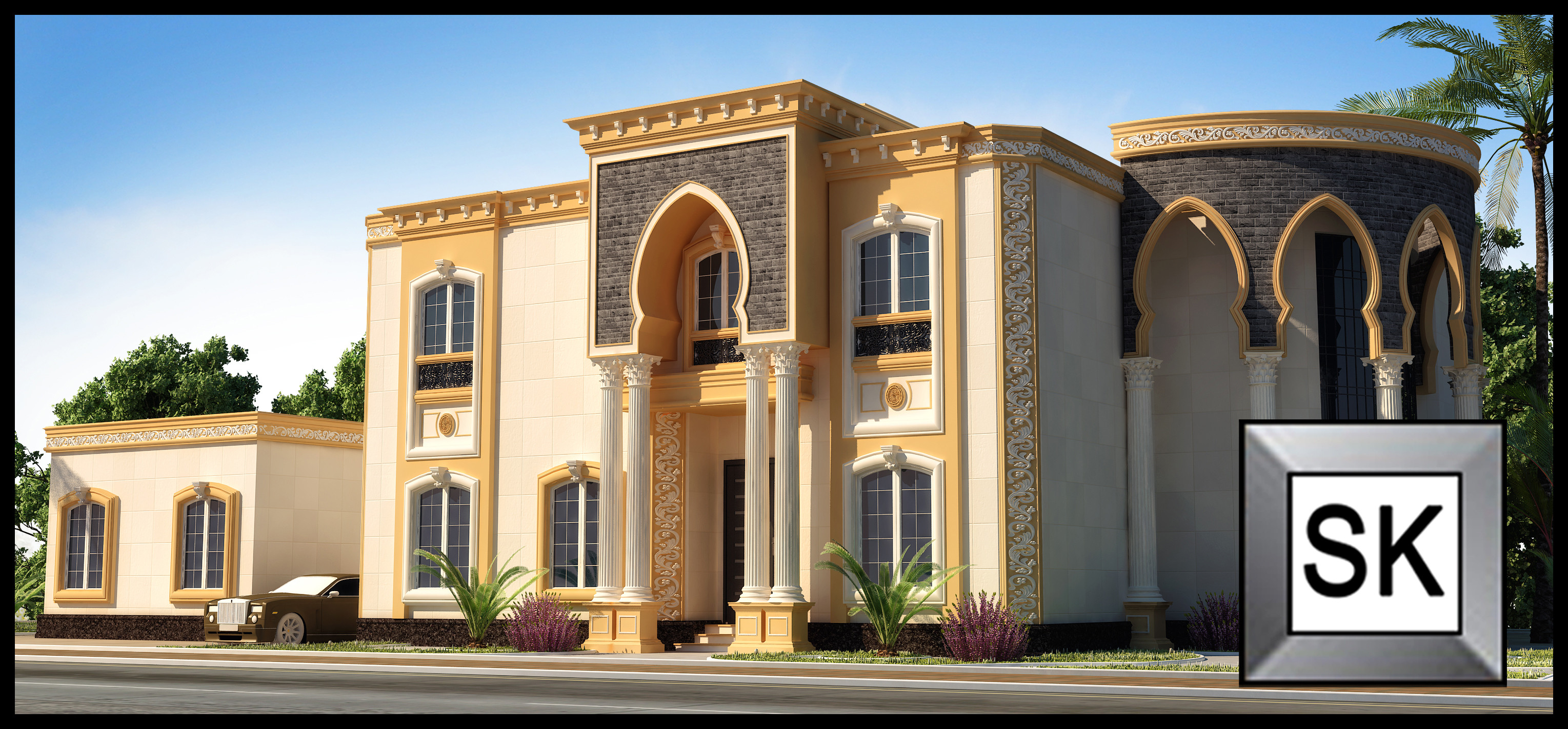 تصميم و تنفيذ واجهات خارجية فخمة في الرياض