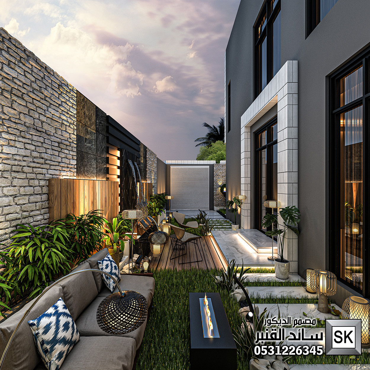 مصمم حدائق محترف في القصيم