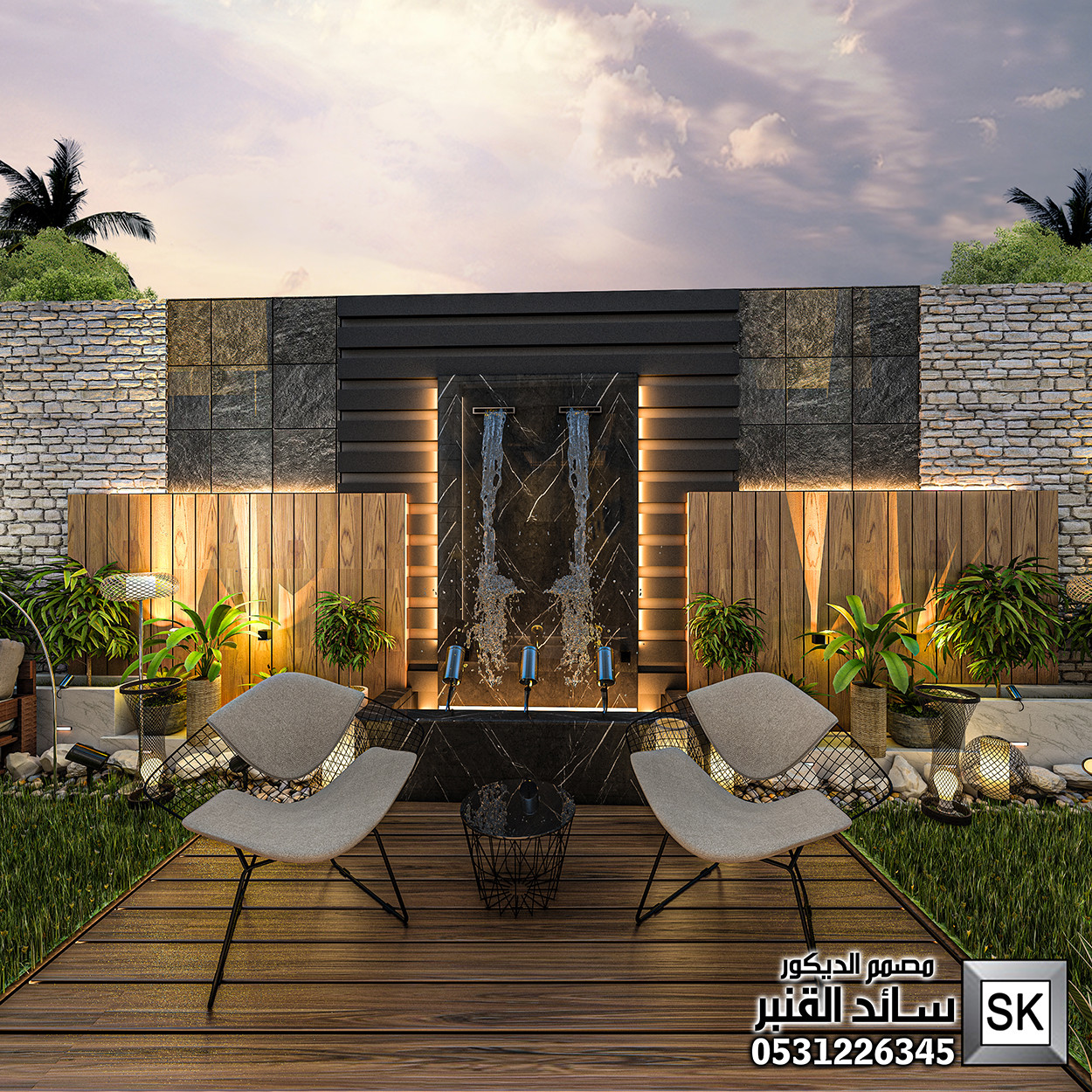 مصمم حدائق محترف في القصيم