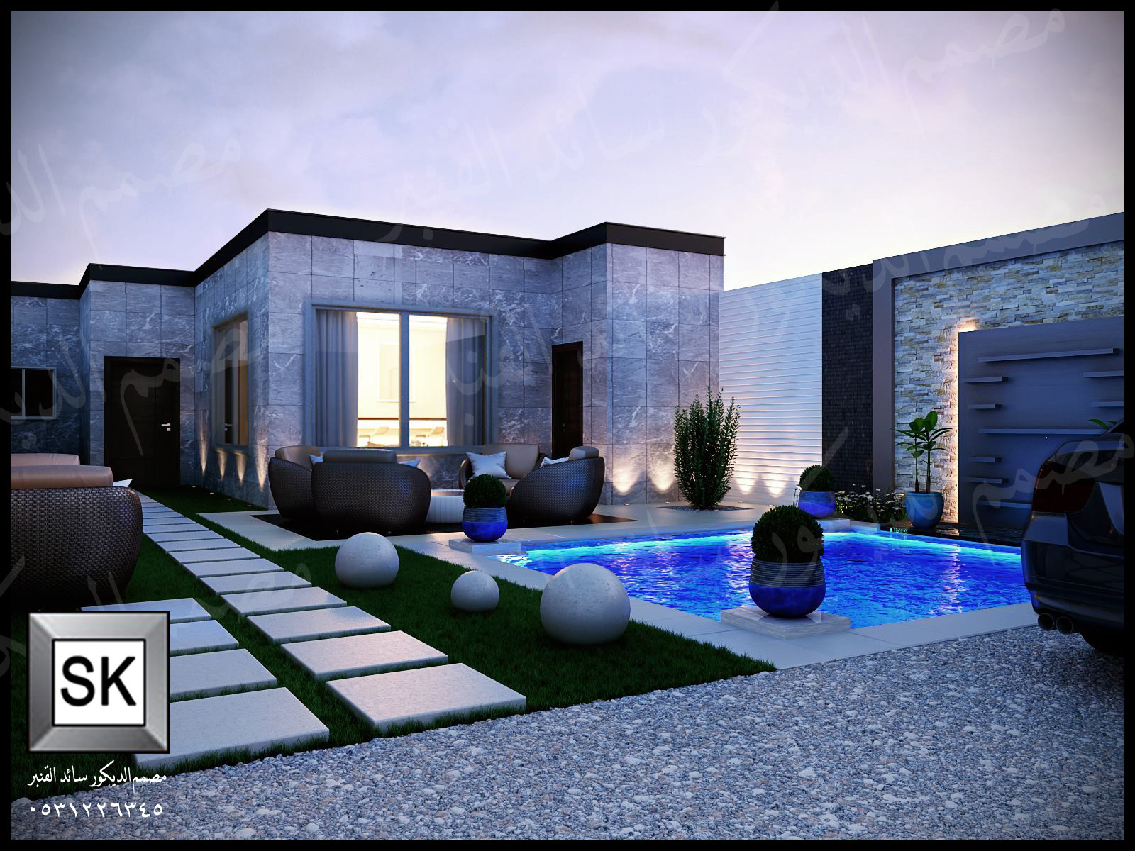 مصمم شاليهات سائد القنبر 0531226345