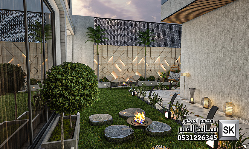مصمم الحدائق المنزلية في الرياض سائد القنبر 0531226345