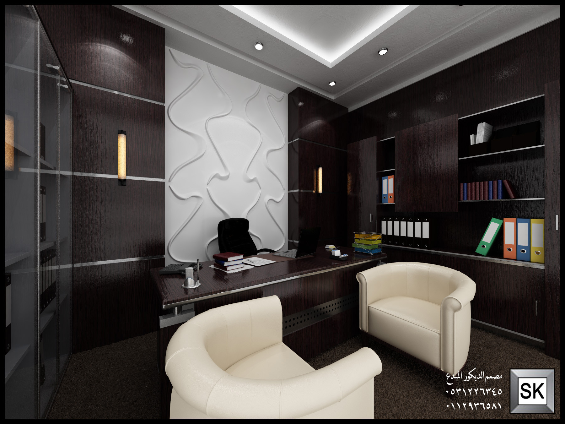 تصميم و تنفيذ ديكور مكاتب للشركات و المؤسسات الفخمة في الرياض