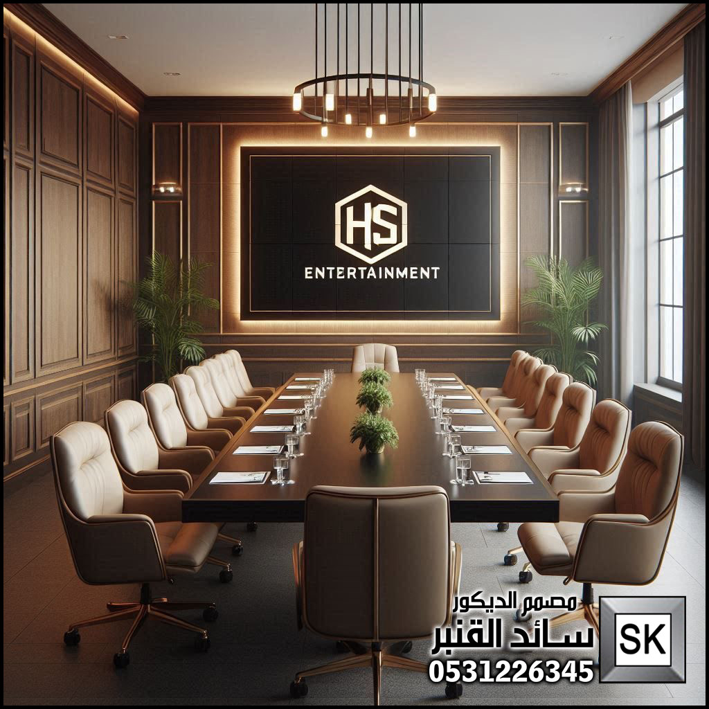 تصميم و تنفيذ ديكور مكاتب VIP للشيوخ و رجال الأعمال في السعودية