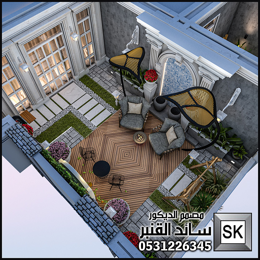 مصمم حدائق مبدع في الرياض 0531226345