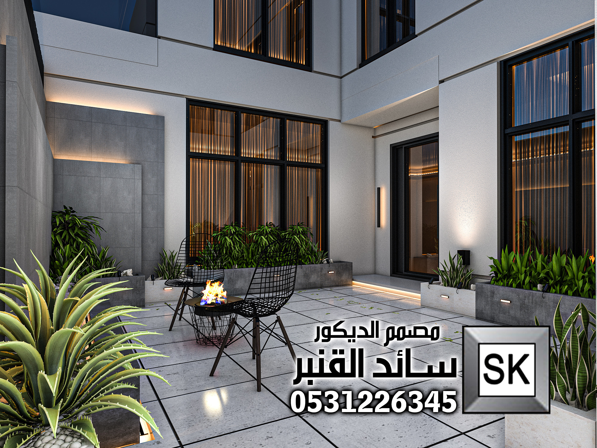 مصمم حدائق منزلية محترف في السعودية