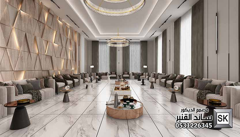 تصاميم مجالس ضيافة رجال فخمة في السعودية