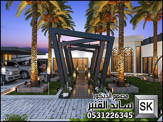 تصميم و تشطيب لاندسكيب مزارع و إستراحات في السعودية