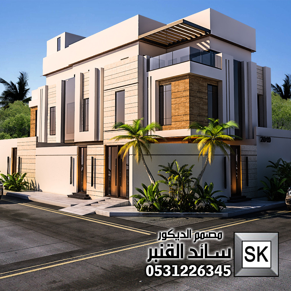 واجهة فيلا فخمة 2025 في الرياض