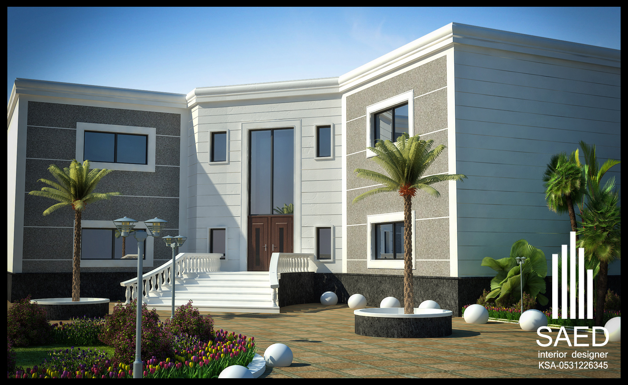 واجهة فلل و قصور و عماير في السعودية 2025