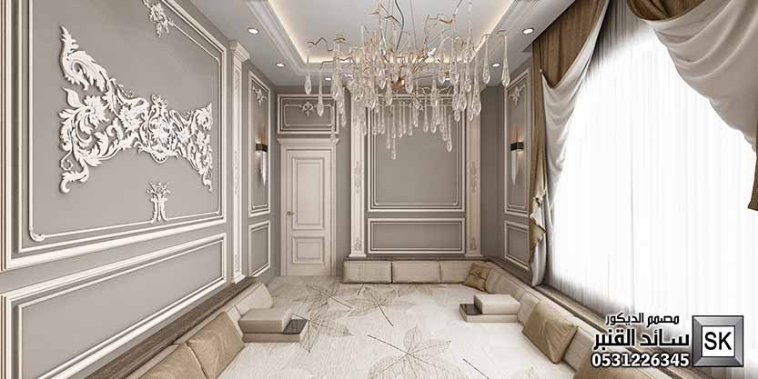تصميم ديكور داخلي نيوكلاسيك في الرياض