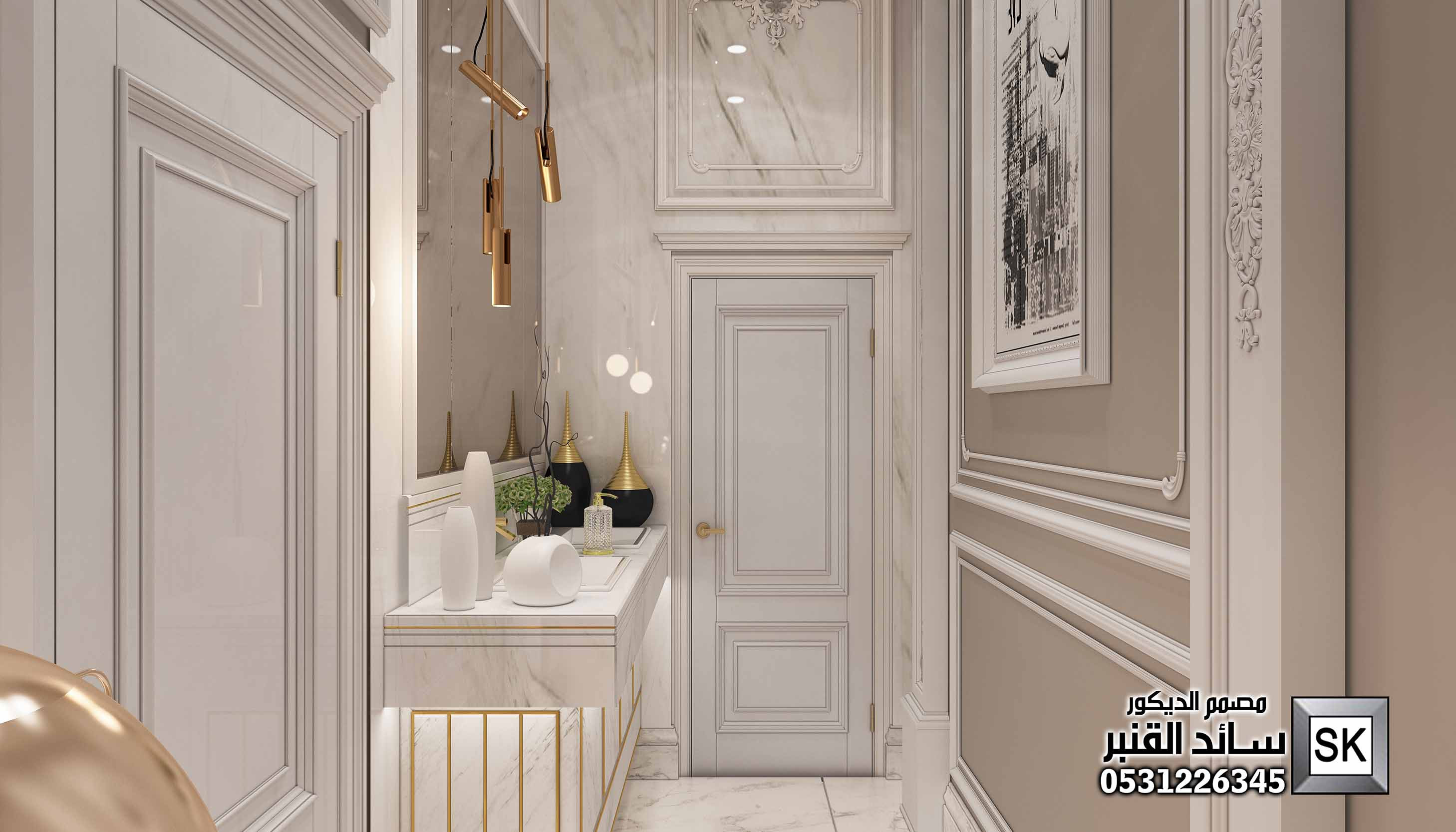 ديكور داخلي نيوكلاسيك في الرياض