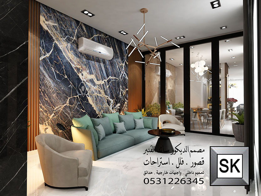 ديكور داخلي نيوكلاسيك فاخر في الرياض