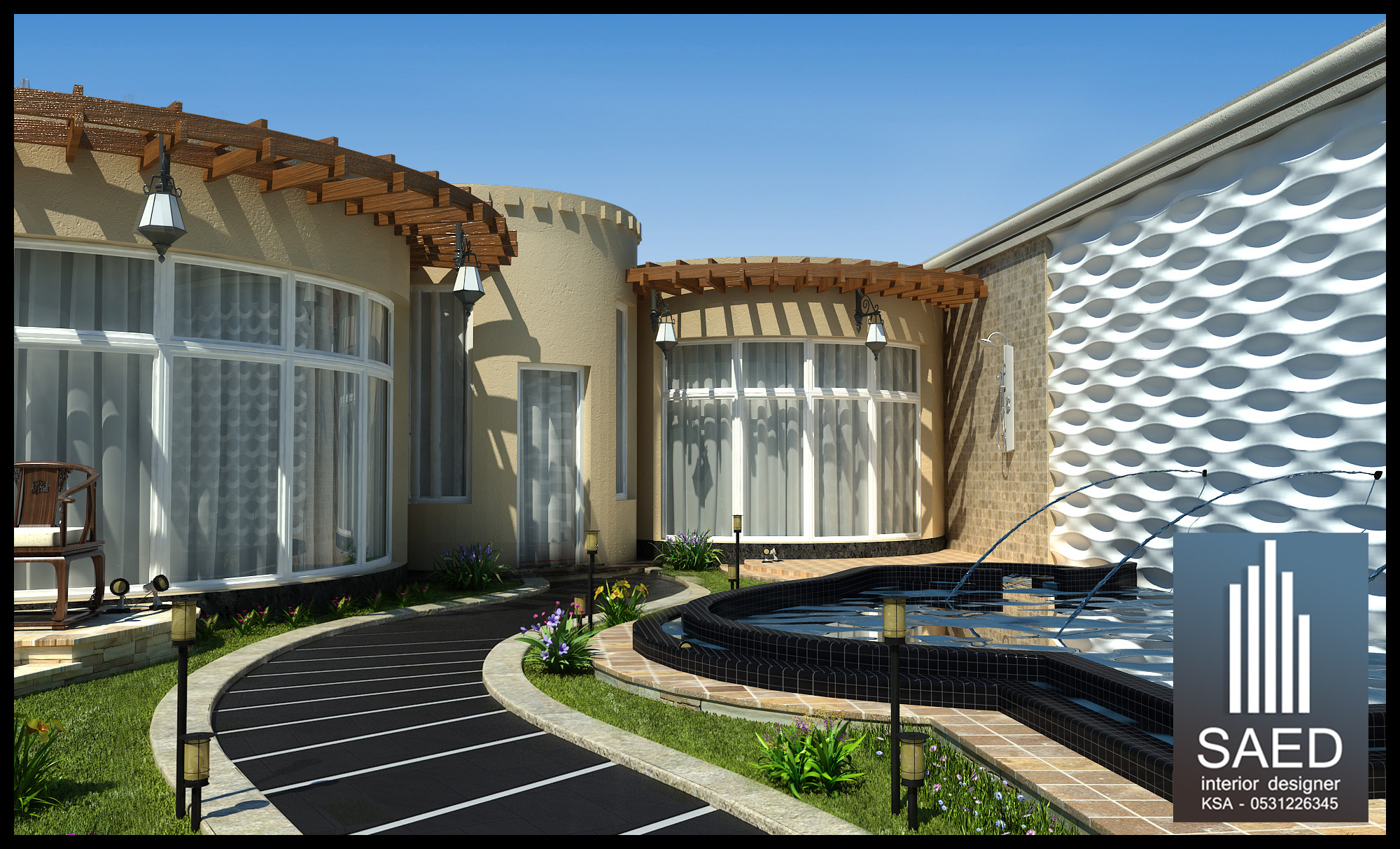 مصمم إستراحات في الرياض سائد القنبر 0531226345