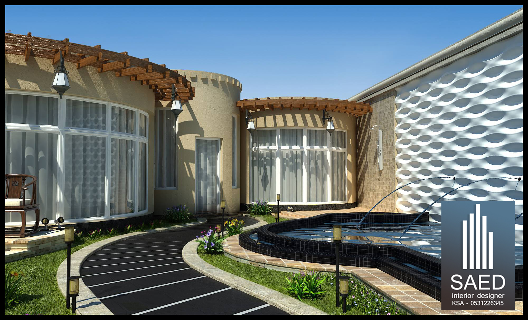 مصمم إستراحات في الرياض سائد القنبر 0531226345