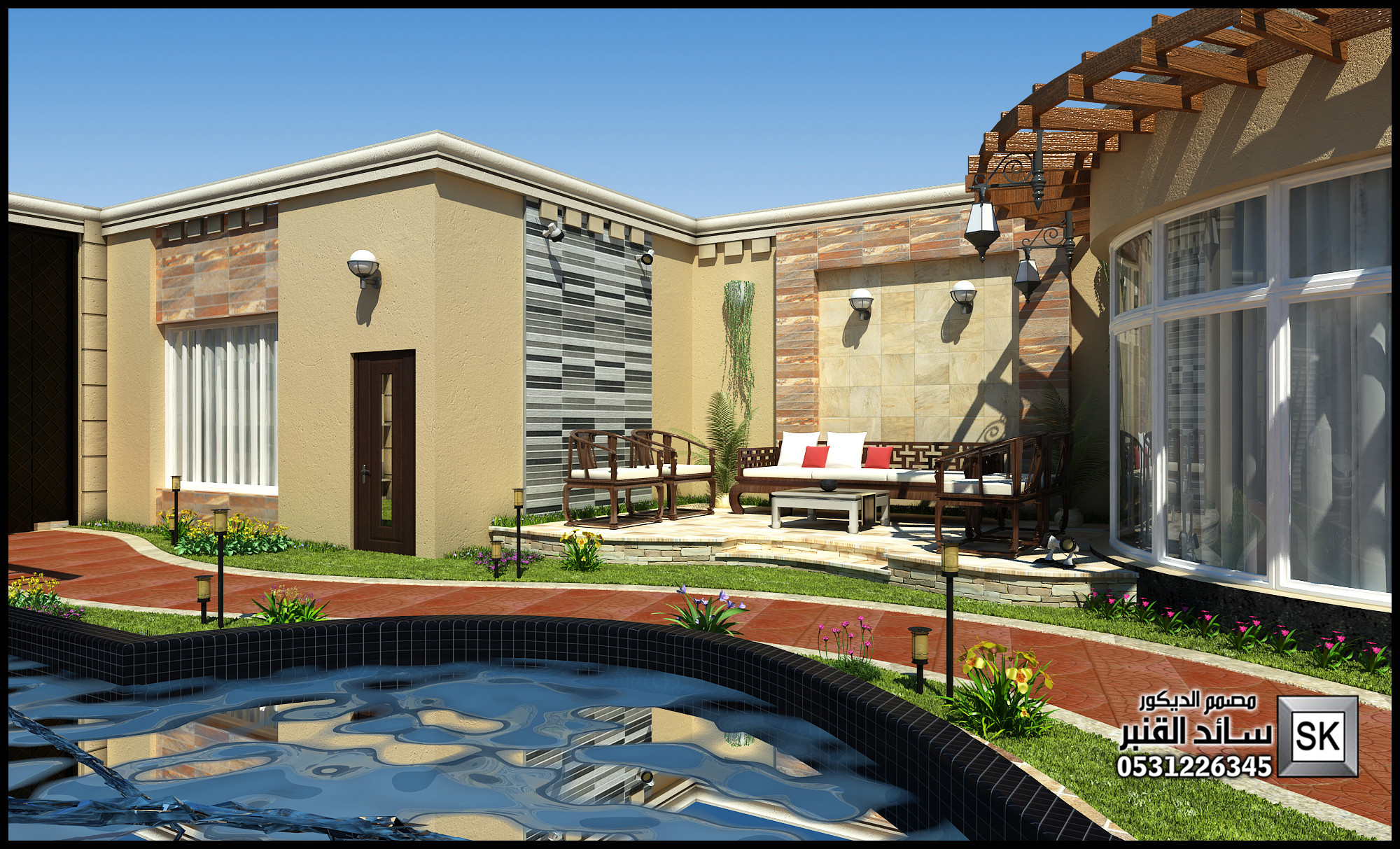 مصمم إستراحات في الرياض سائد القنبر 0531226345