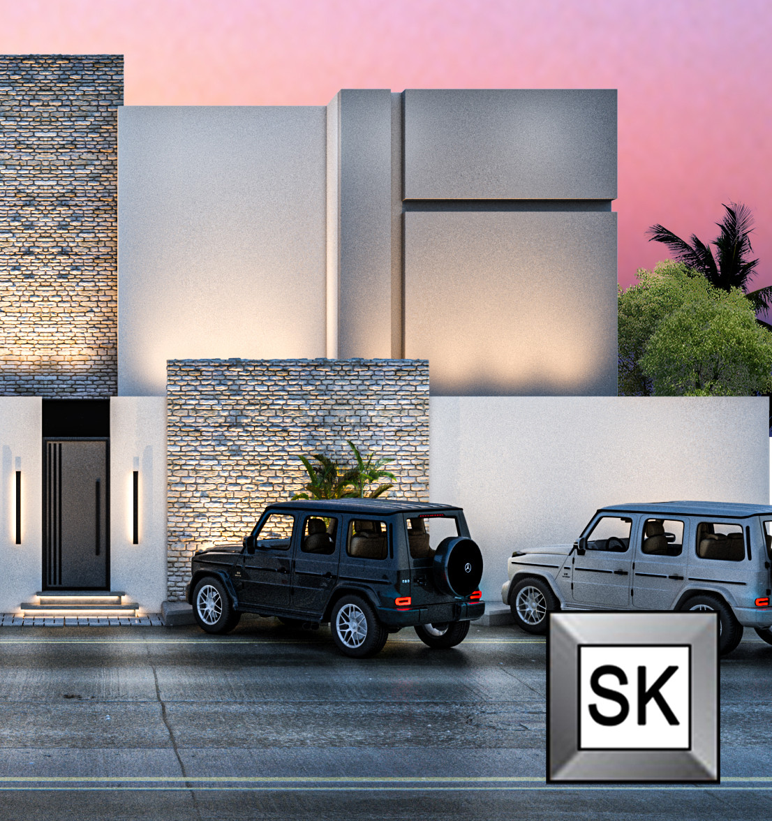 تصميم تاون هاوس حسب كود وادي حنيفة في الرياض