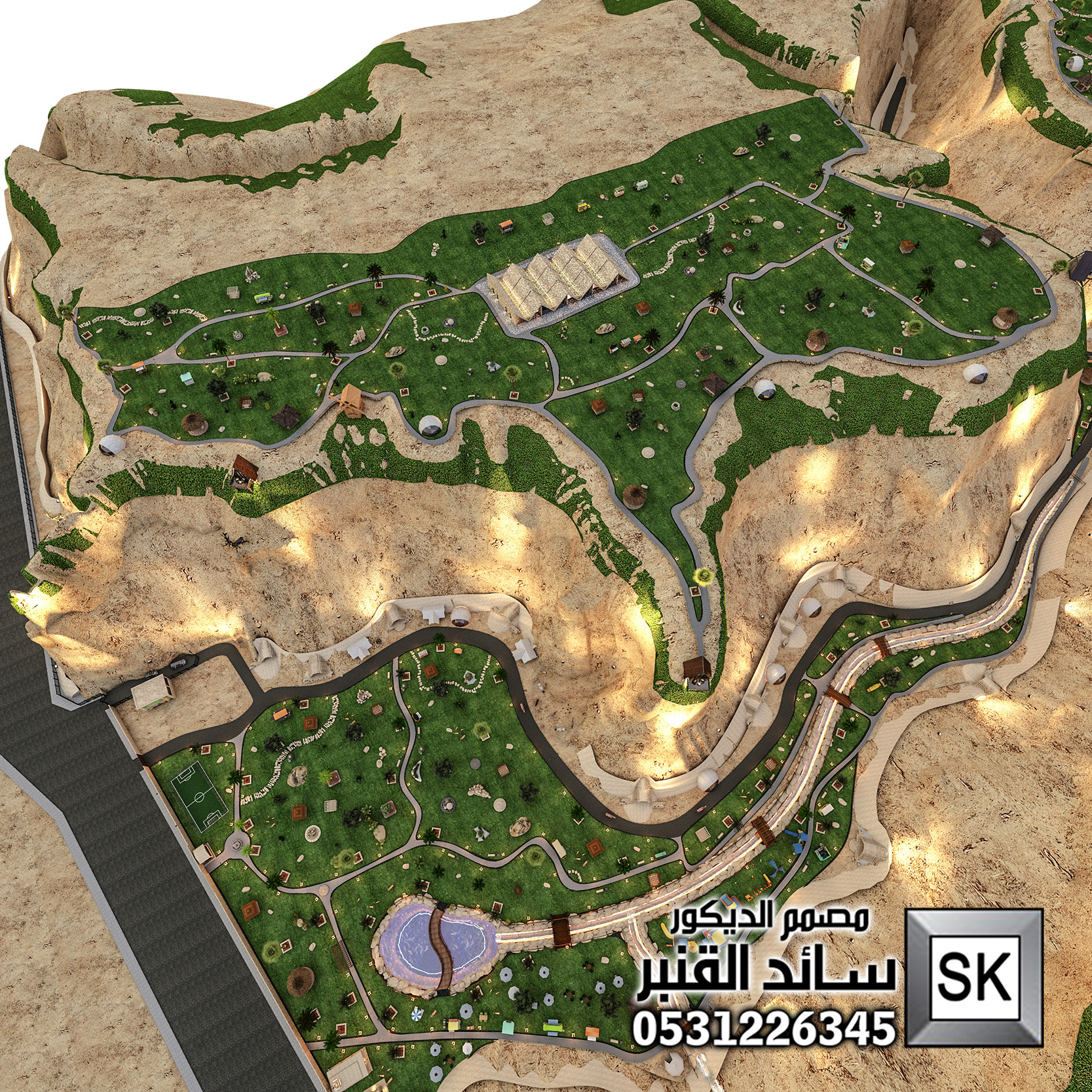 مصمم محميات و مخيمات و كامب و منتجعات و مزارع محترف في السعودية
