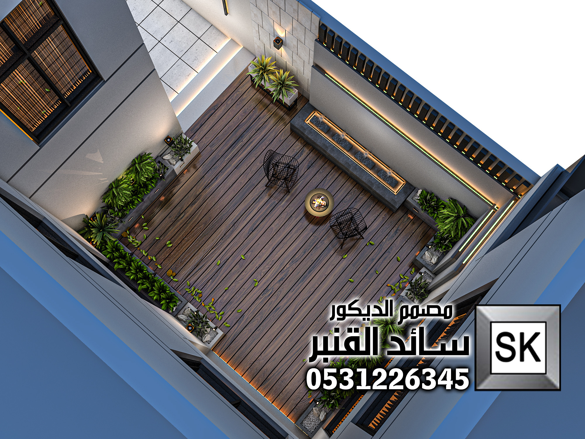 مصمم لاندسكيب منزلي محترف في السعودية