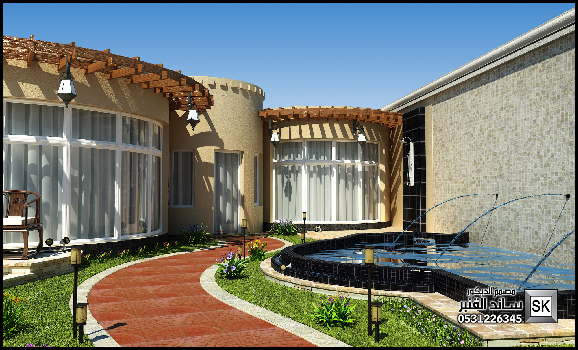 مصمم شاليهات و إستراحات في الطائف