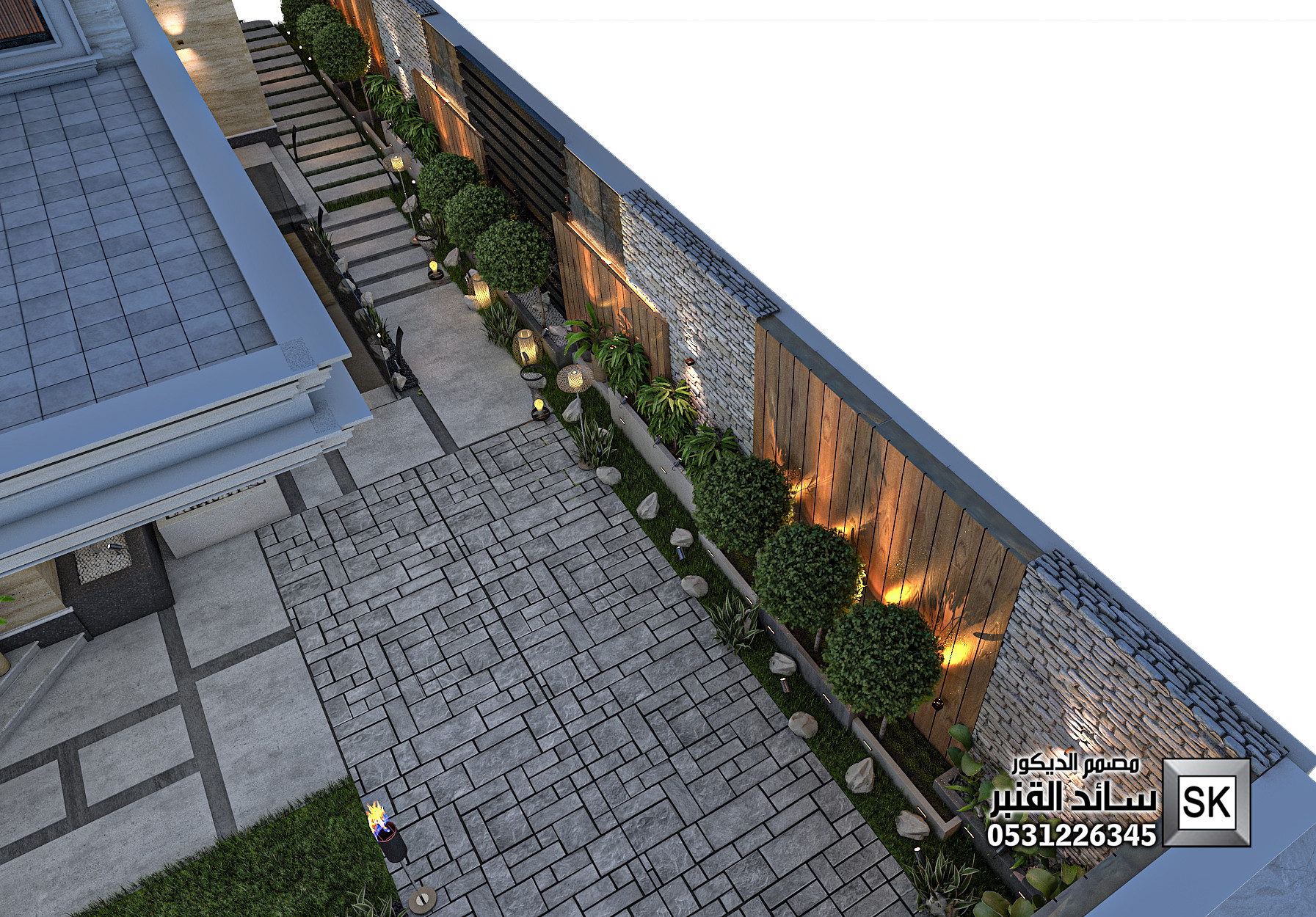 مصمم حدائق منزلية في الباحة