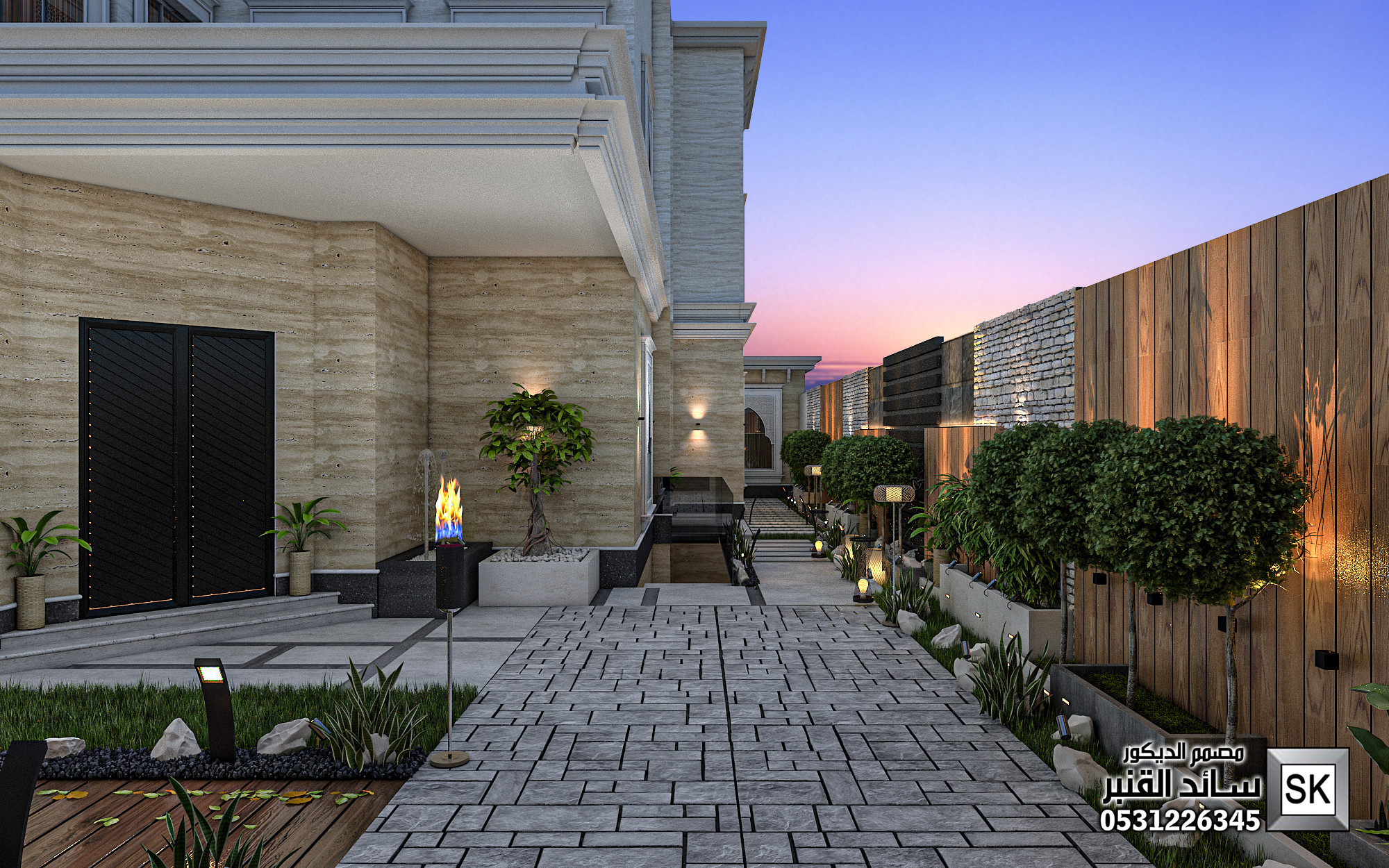 مصمم حدائق منزلية في الباحة