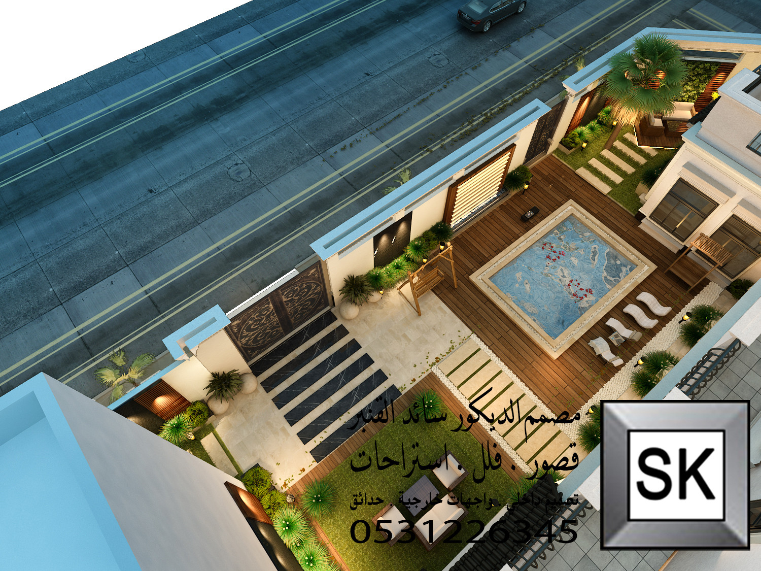 تنسيق حدائق منزلية في الرياض