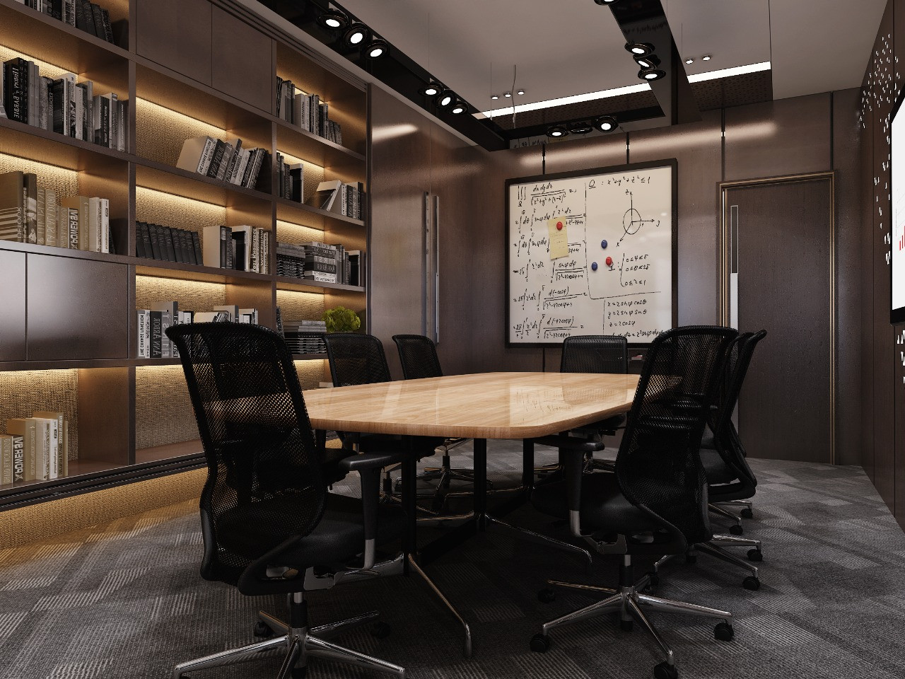 تصميم و تشطيب مكاتب و غرف إجتماعات فندقية فخمة في الرياض