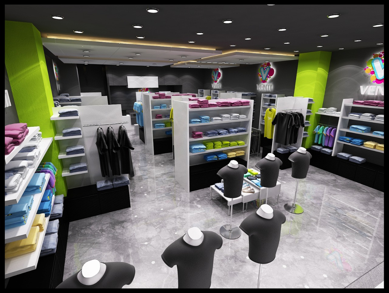 تصميم و تشطيب محلات تجارية فخمة في الرياض