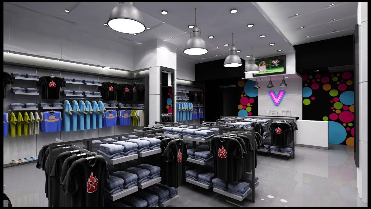 تصميم و تشطيب محلات تجارية فخمة في الرياض