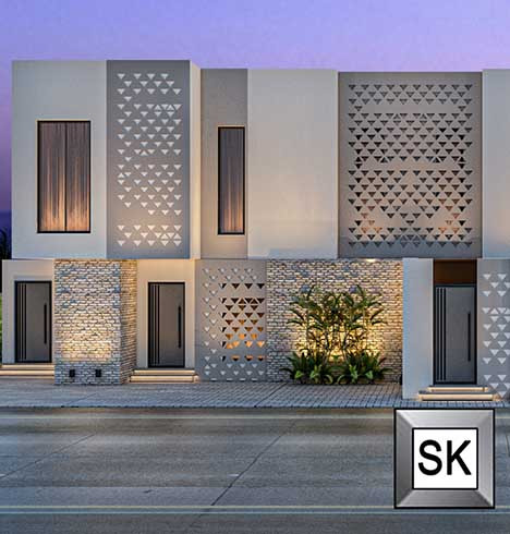 واجهات تاون هاوس كود المسار الرياضي في الرياض