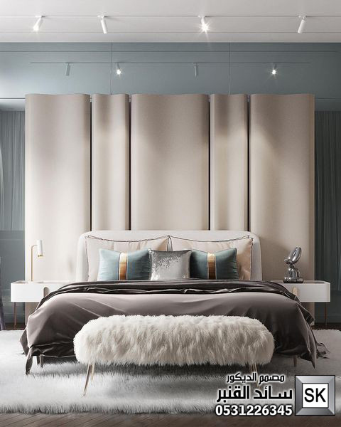 ديكور داخلي غرف نوم رئيسية فندقية في السعودية