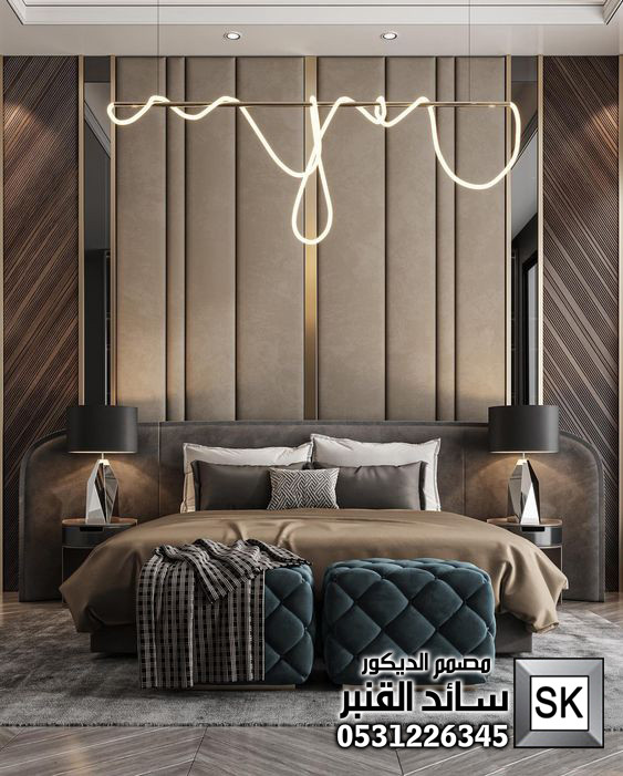 مصمم ديكور غرف نوم فندقية محترف في السعودية