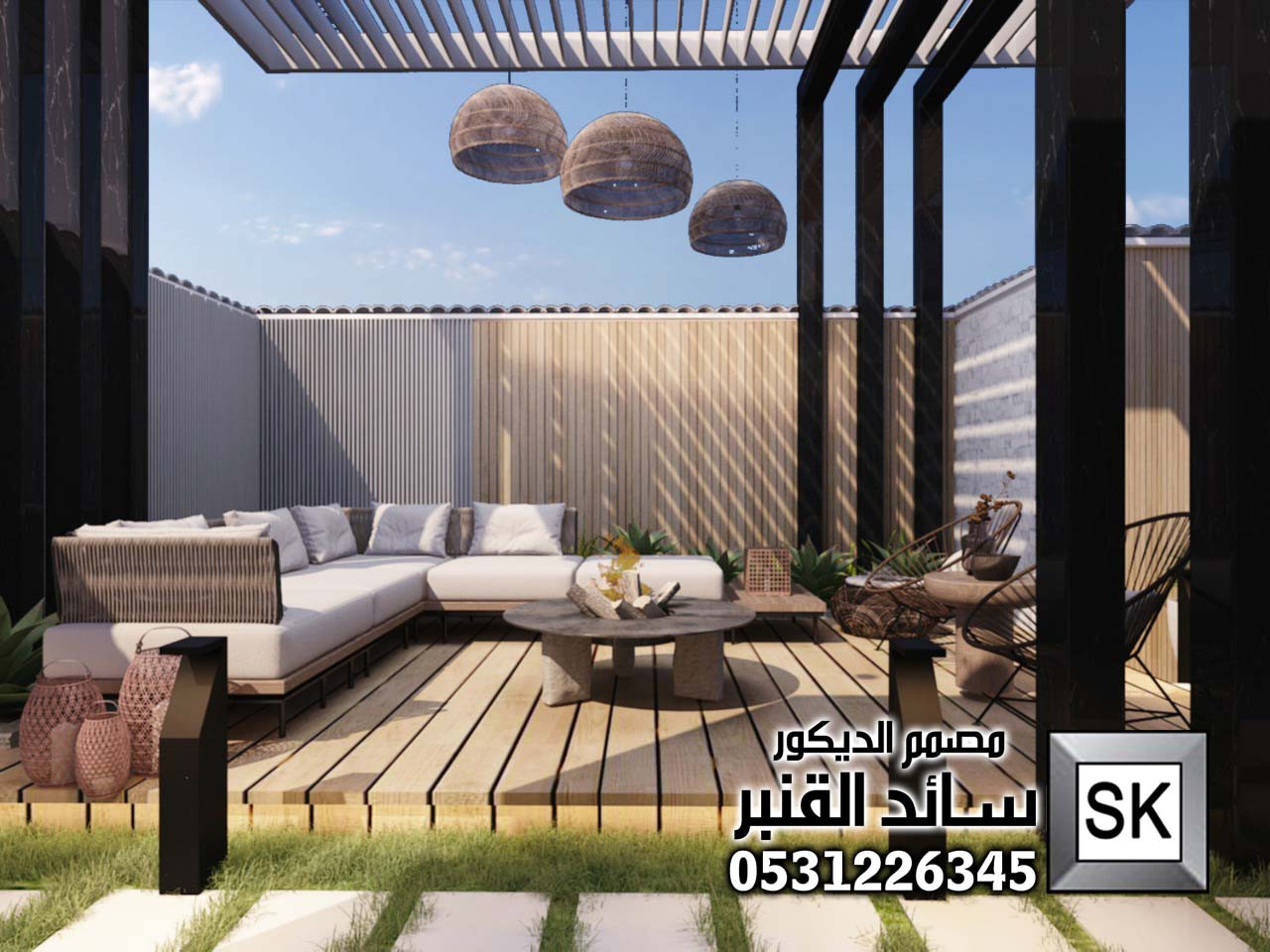 مصمم لاندسكيب مزارع و شاليهات في الرياض