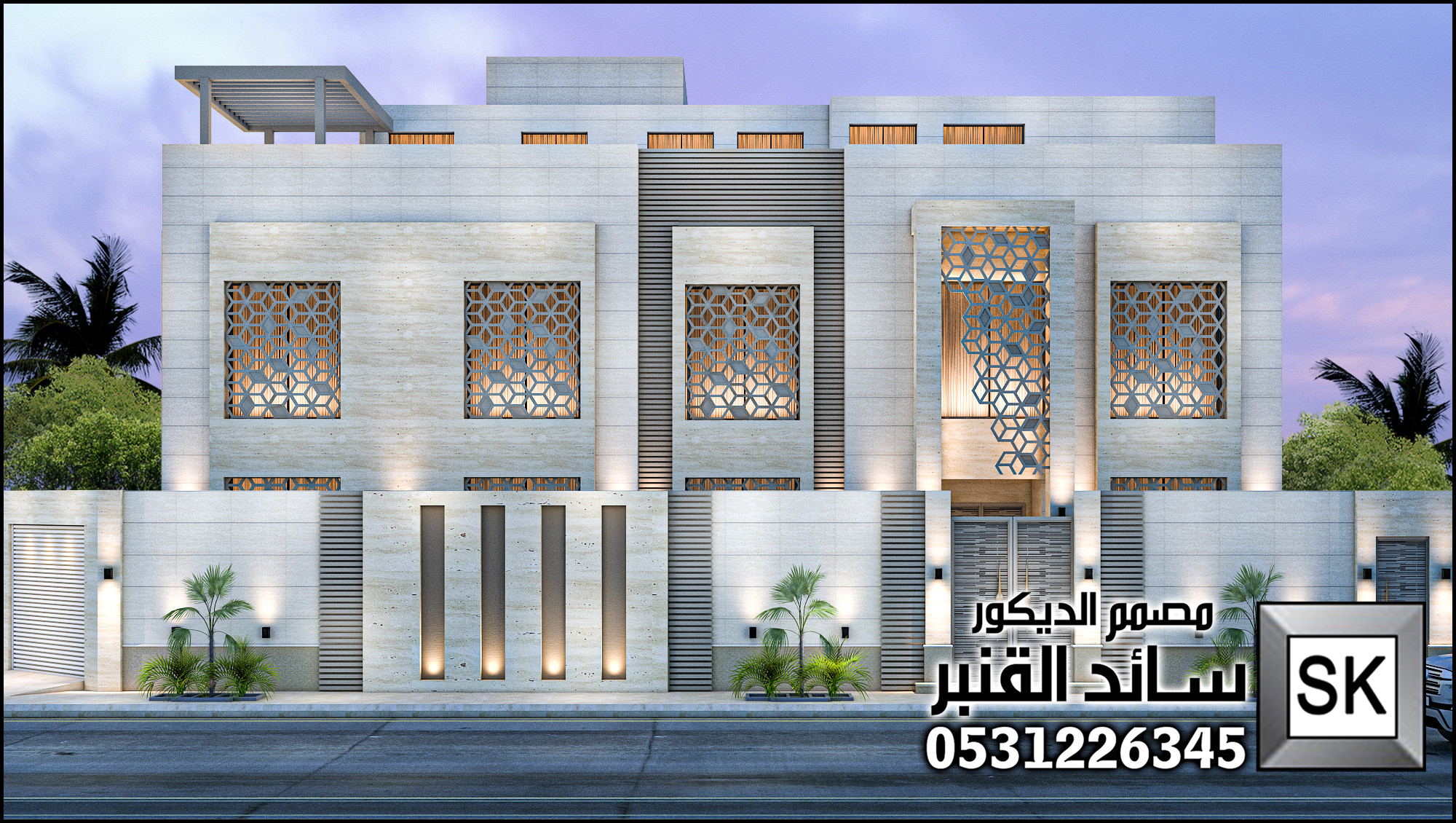 تصميم و تشطيب واجهات خارجية في السعودية