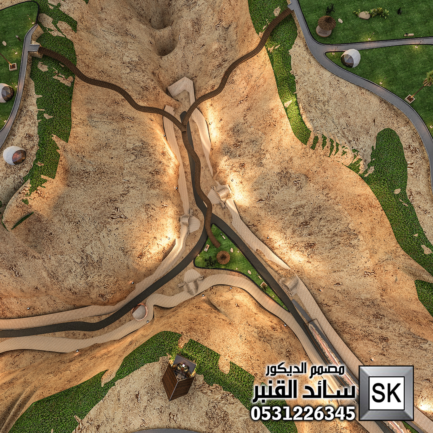 مصمم منتجعات و محميات و كامب و مخيمات محترف في السعودية