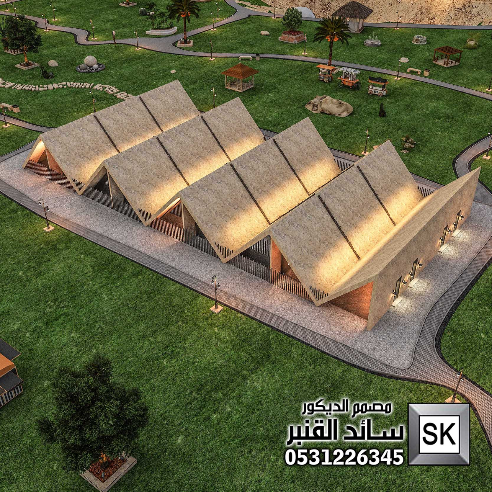 مصمم منتجعات و محميات و كامب و مخيمات محترف في السعودية