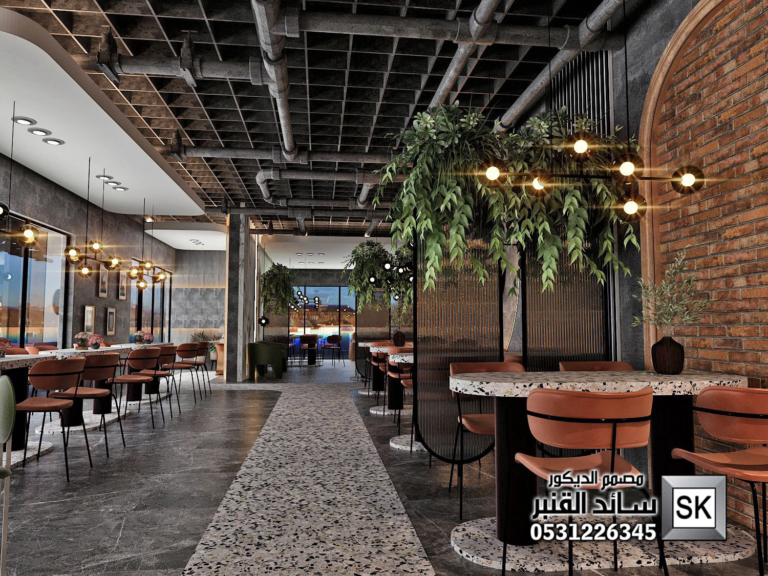 تصميم لوبي إستقبال شقق مخدومة و فنادق في الرياض