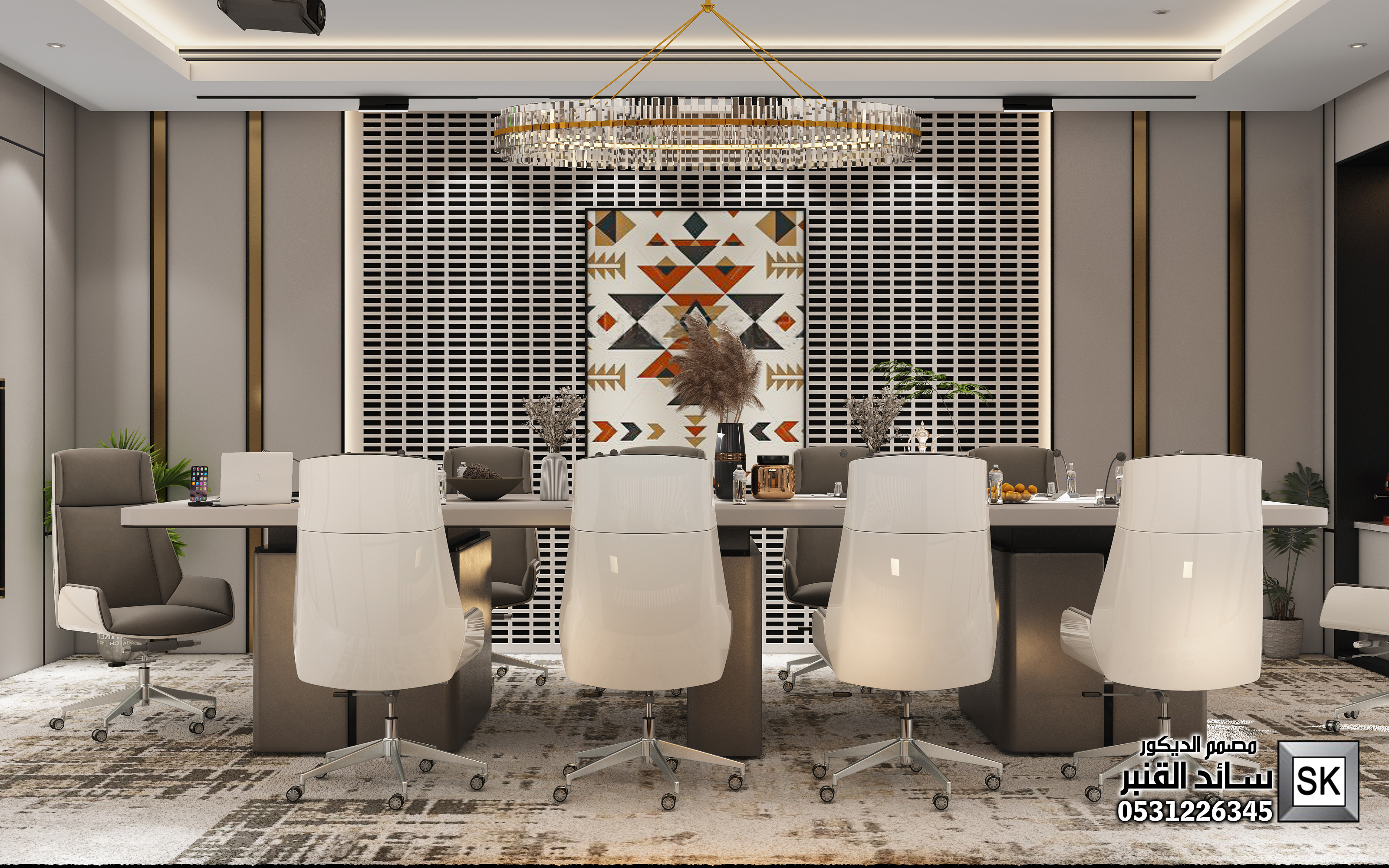تصميم مكاتب و غرف إجتماعات فخمة في الرياض