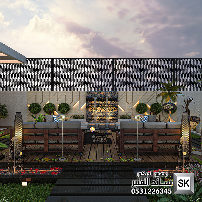 تصميم لاندسكيب إستراحات في جدة