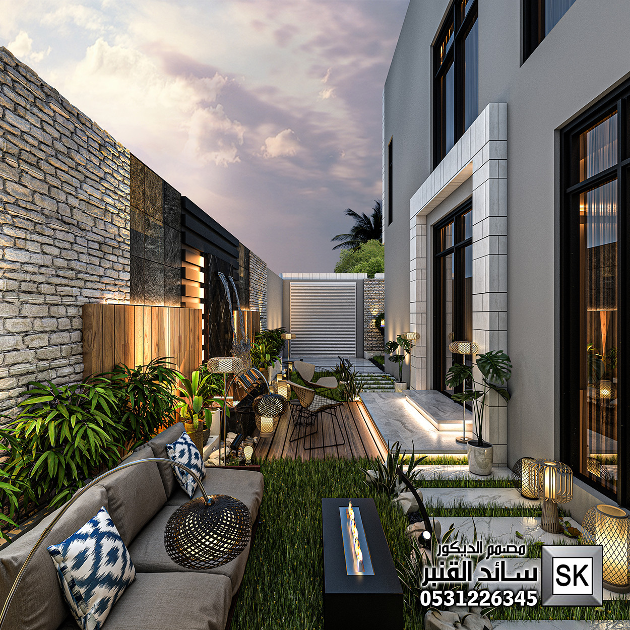 مصمم حدائق في عنيزة